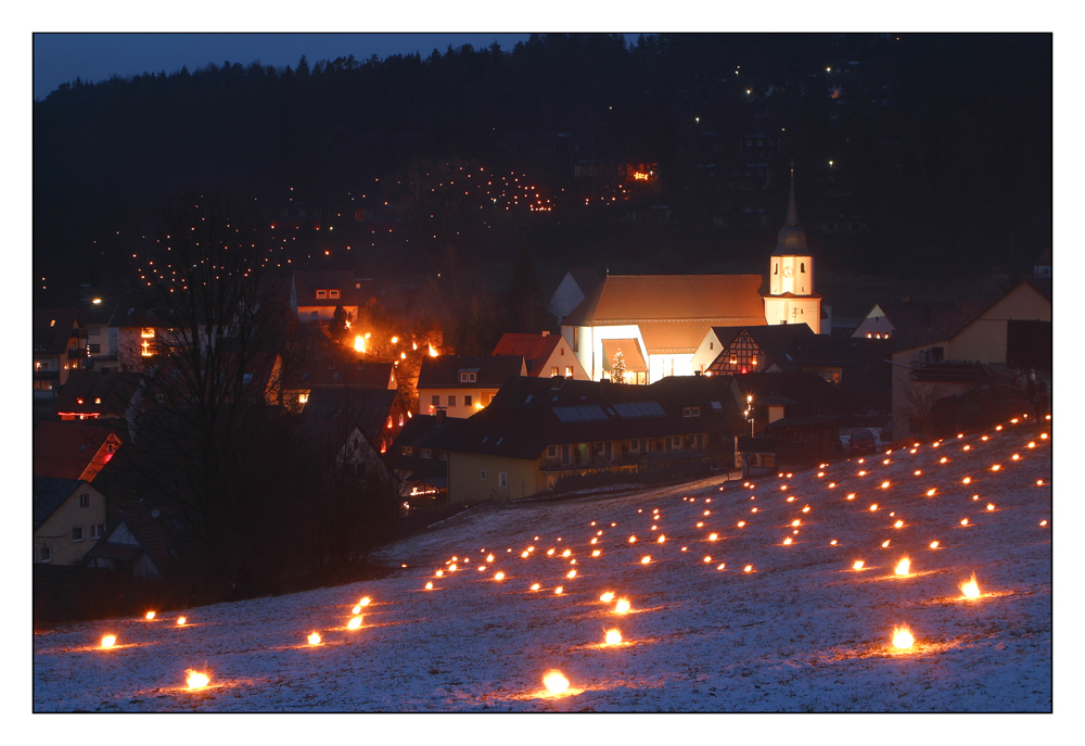 Lichterfest in Obertrubach 2008