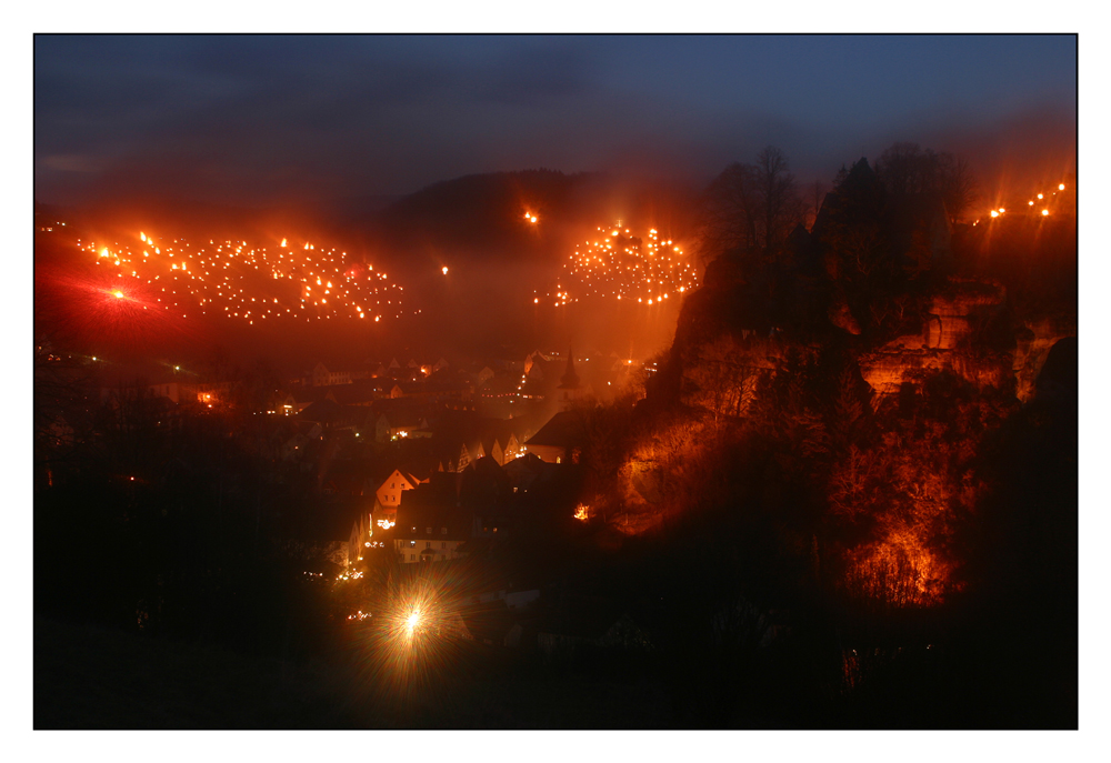 Lichterfest in Pottenstein 2008