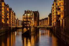 Lichterglanz in der Speicherstadt