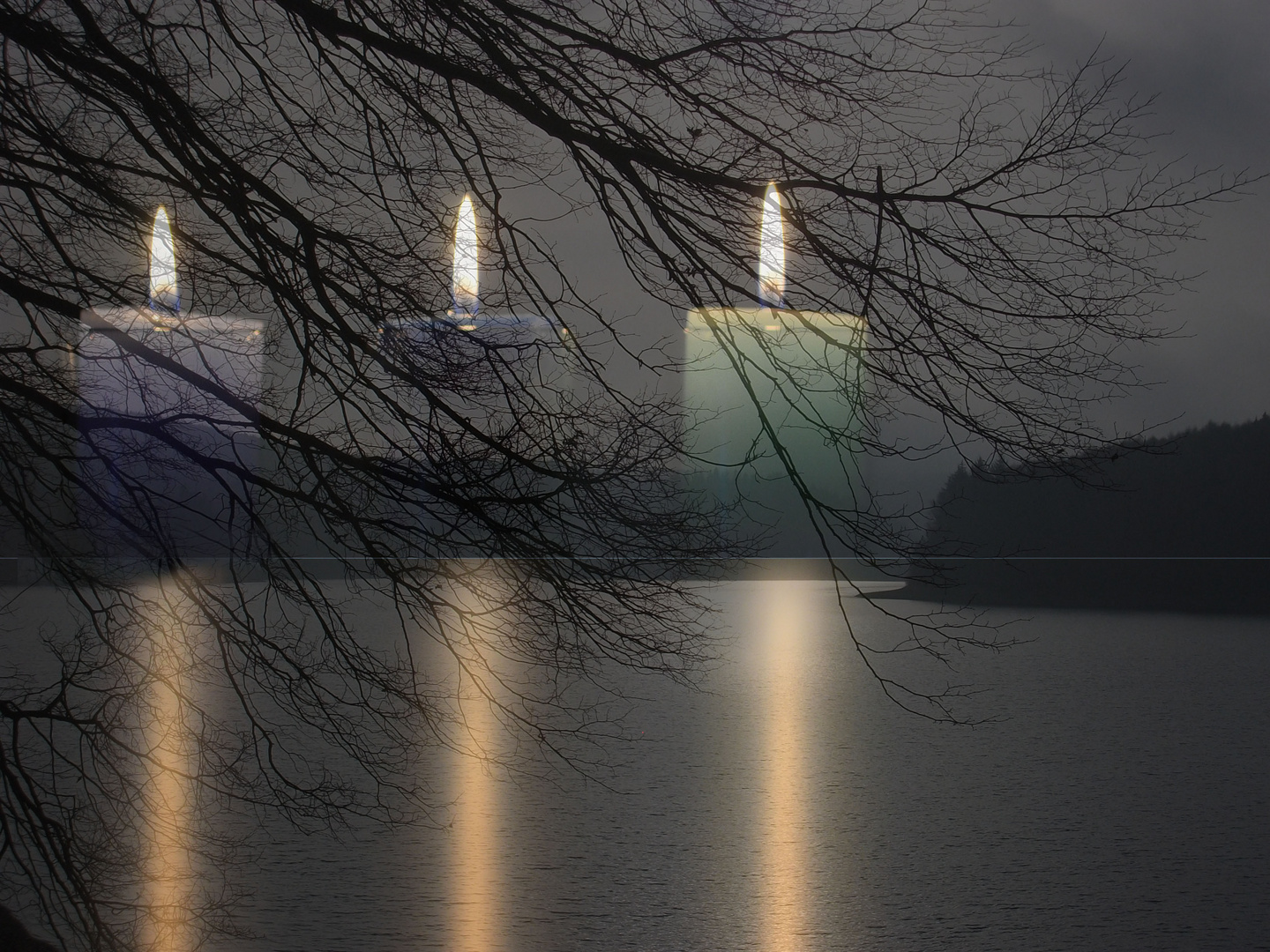 Lichterglanz in dunkler Zeit Foto & Bild | art, spezial, natur Bilder ...