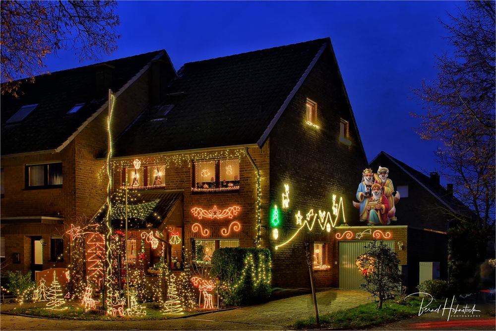 Lichterhaus Waldniel .... Besuch der drei Könige