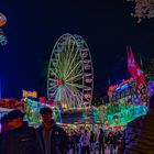 Lichtermeer am Jahrmarkt