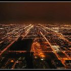 Lichtermeer - die Aussicht vom Sears Tower nach Süden