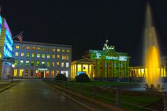 Lichternacht Berlin. Das Brandenburger Tor