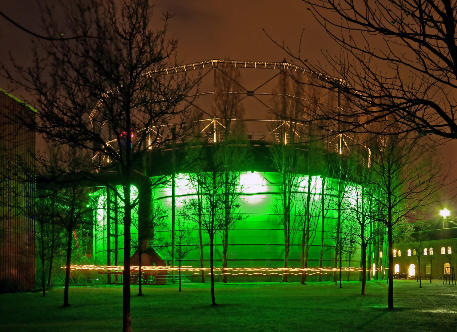 Lichterprozession am Gasometer