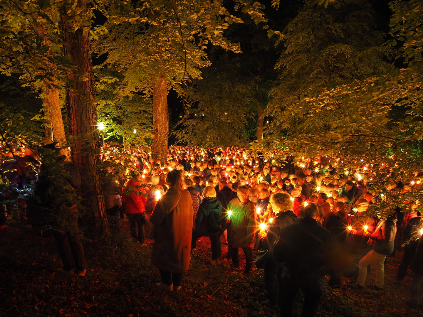 Lichterprozession am Kreuzberg