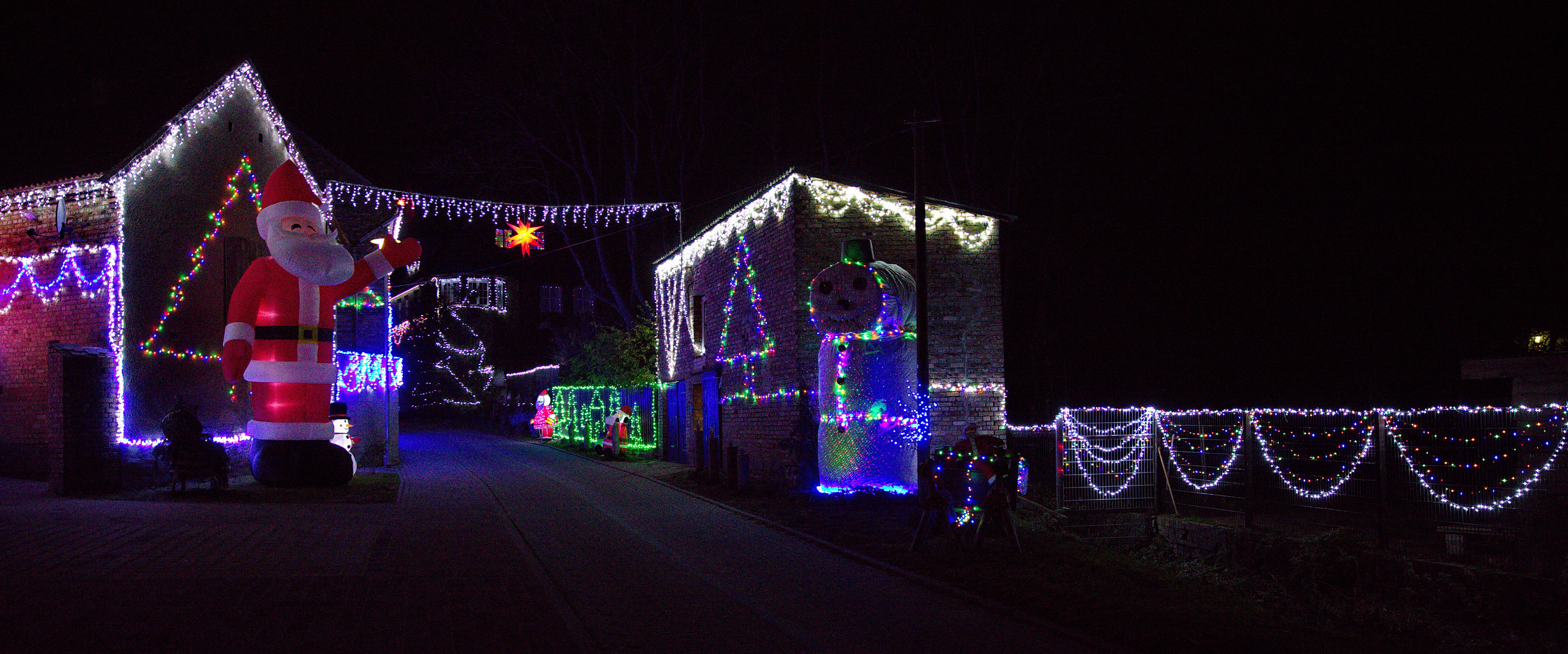 Lichterschau zum Advent in Volkmaritz - Mansfelder Land