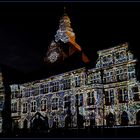 Lichtershow auf der Rathaus-Fassade