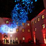 Lichtershow im Schloss Höchstädt