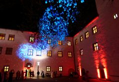 Lichtershow im Schloss Höchstädt