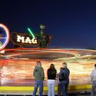 Lichterspiel bei der Herbstmesse