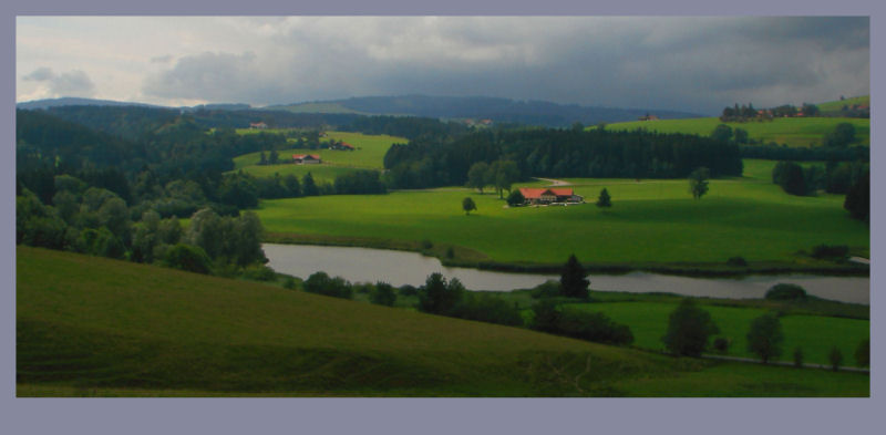 Lichterspiel im Allgäu