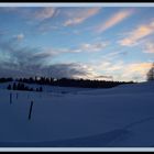 Lichterspiel in einer Winterlandschaft