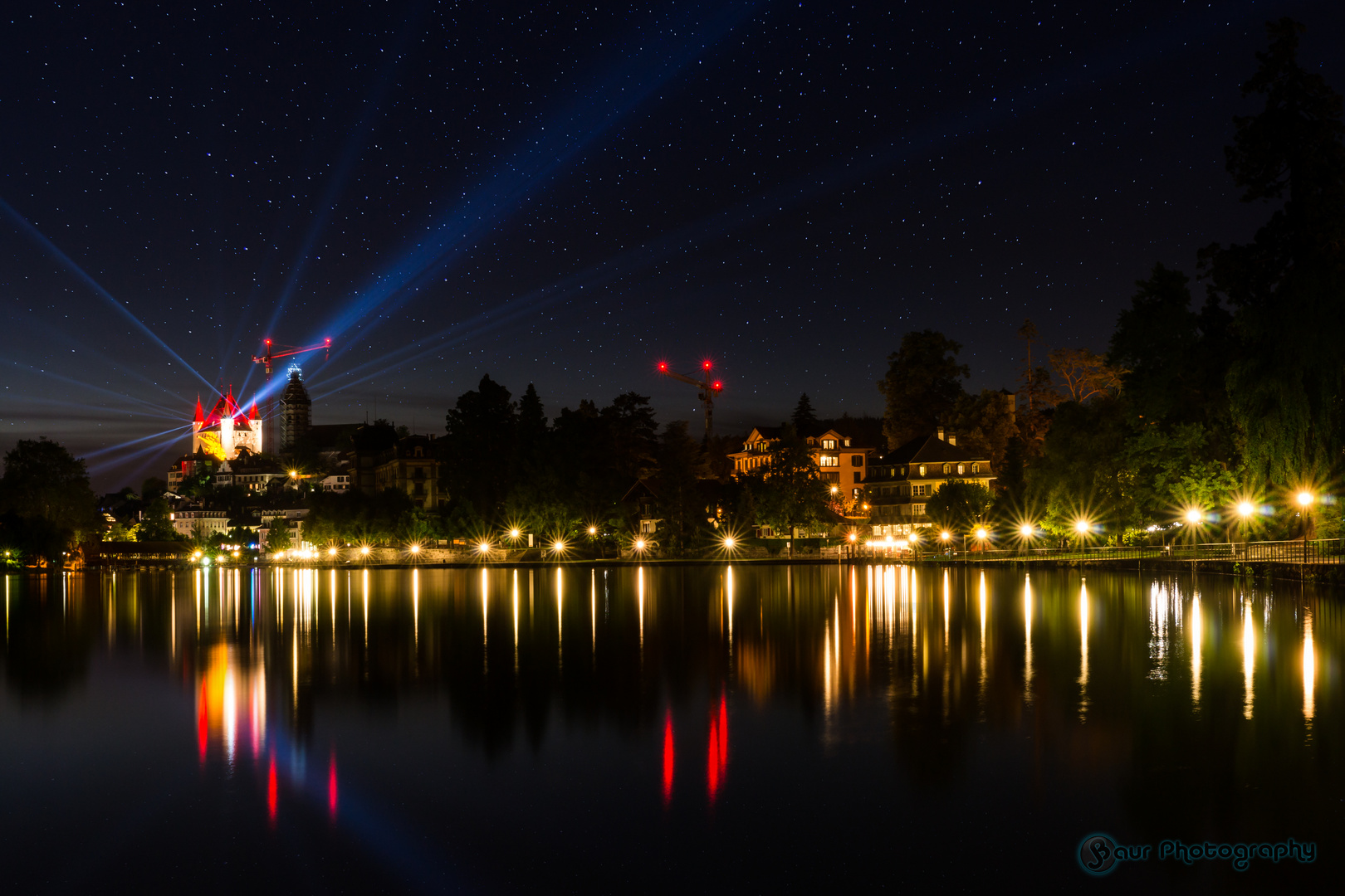 Lichterspiel in Thun