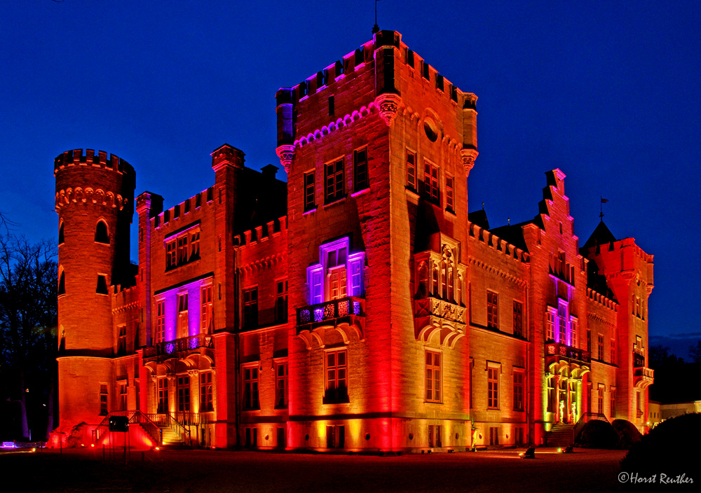 Lichterzauber am Herdringer Jagdschloss.