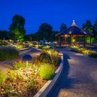 Lichterzauber am Rosenpavillon