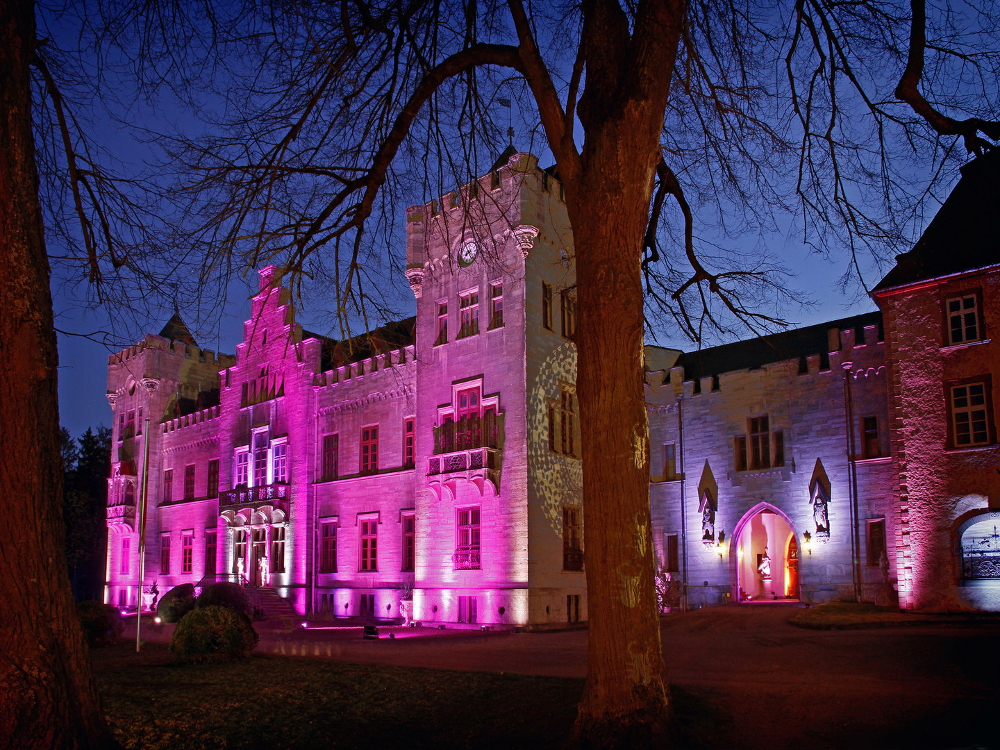 "Lichterzauber": Jagdschloss Herdringen bei Arnsberg (Sauerland)