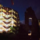 Lichtgespinste, 3D-Videomapping, Burg Hayn, Dreieich, Martin Böttcher und Corinna Zürcher