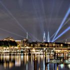 Lichtinstallation am Bremer Dom