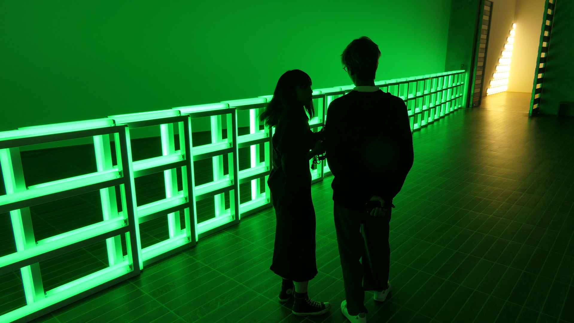 Lichtinstallation Dan Flavin