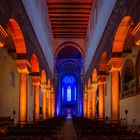 Lichtinstallation  in der Kirche von Alpirsbach