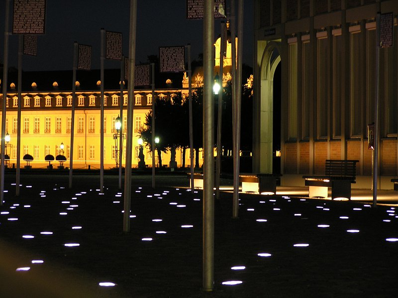 Lichtinstallation in Karlsruhe