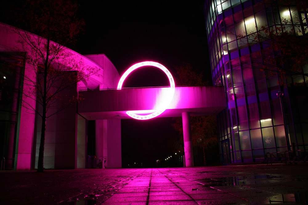 Lichtinstallation Uni Oldenburg