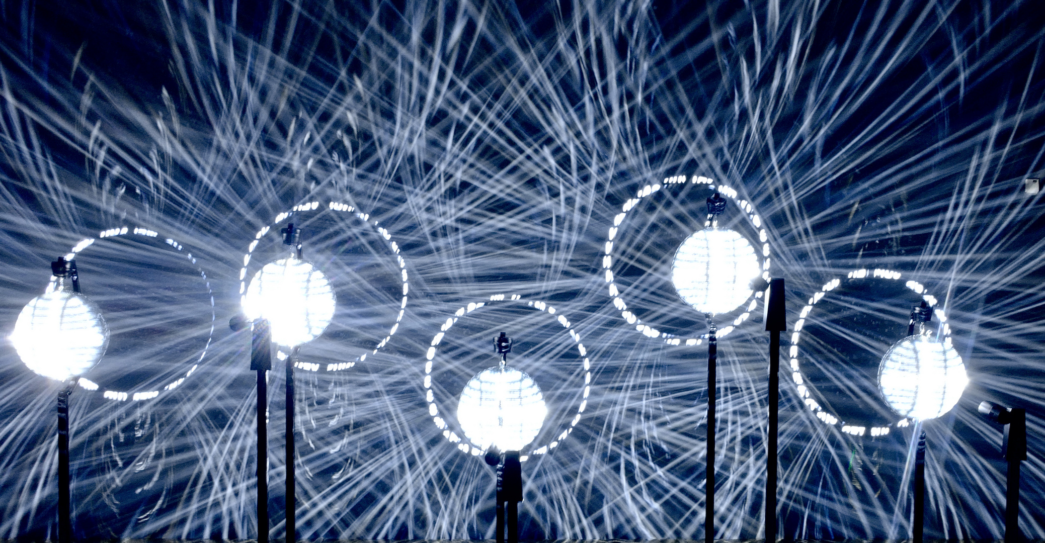 Lichtinstallationen im Folkwang Museum, Essen