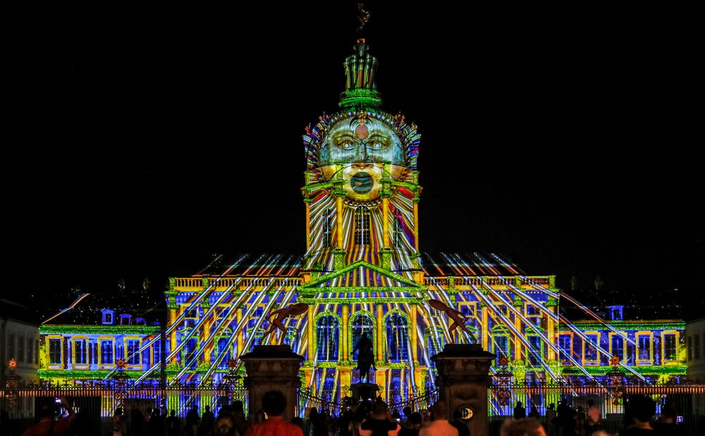 Lichtkunst an der Sommerresidenz