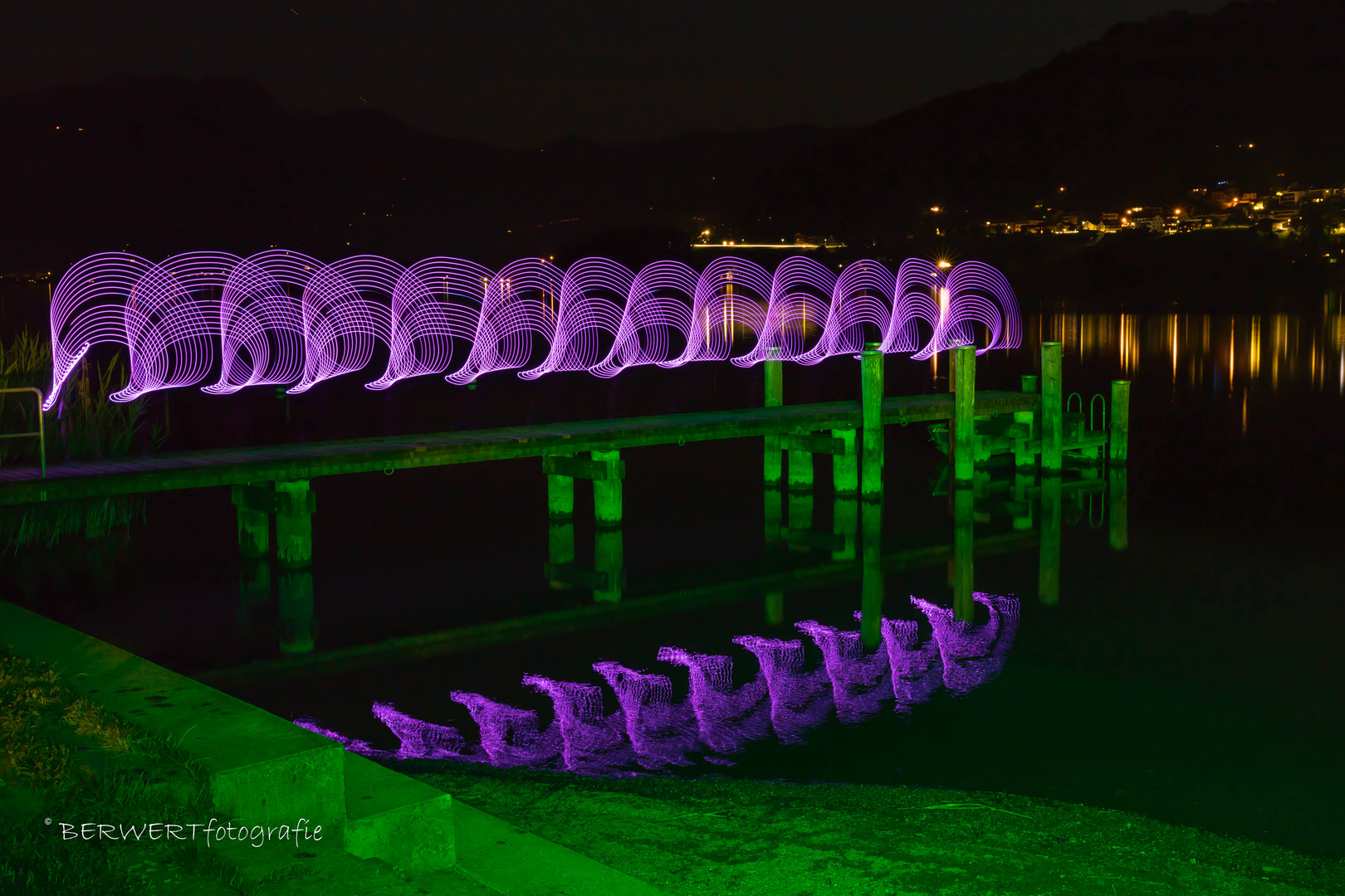 Lichtkunst Lido Sarnen 01