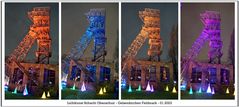 Lichtkunst Schacht Oberschuir in Gelsenkirchen