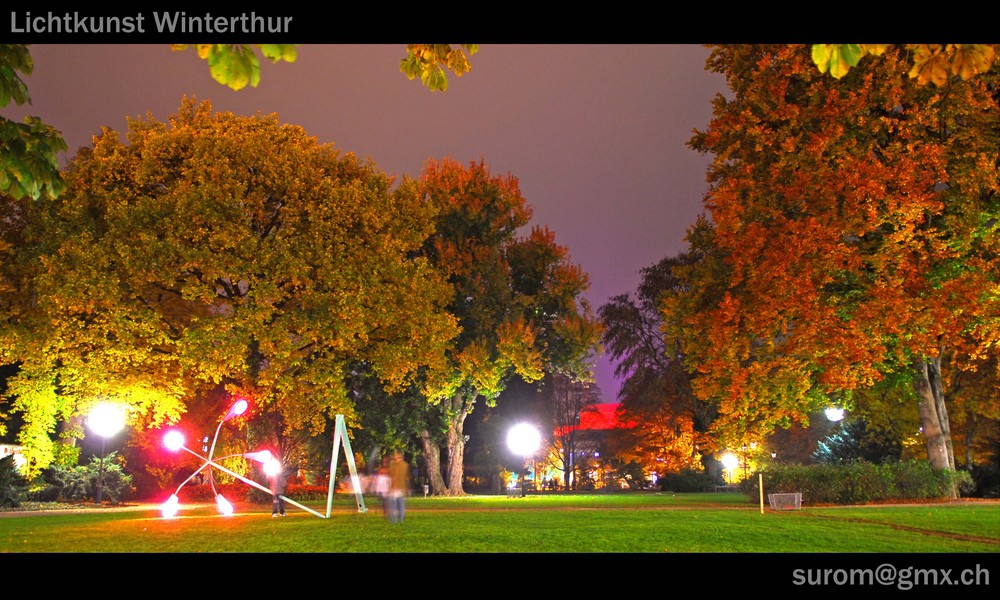 Lichtkunst Winterthur