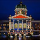 Lichtprojektion aufs Bundeshaus