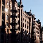 Lichtreflex, Speicherstadt, Hamburg, D