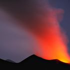 Lichtschauspiel am Vulkan Stromboli