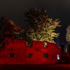 Lichtshow am Schloss Mansfeld