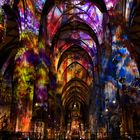 Lichtshow im Wiener Stephansdom