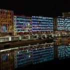 Lichtshow in der Stadt