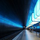 Lichtshow U-Bahn-Station HafenCity Universität