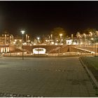 lichtspektakel am Bahnhof in Kempen