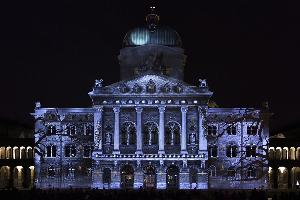 Lichtspektakel "Rendez-vous Bundesplatz" 2013 - 2