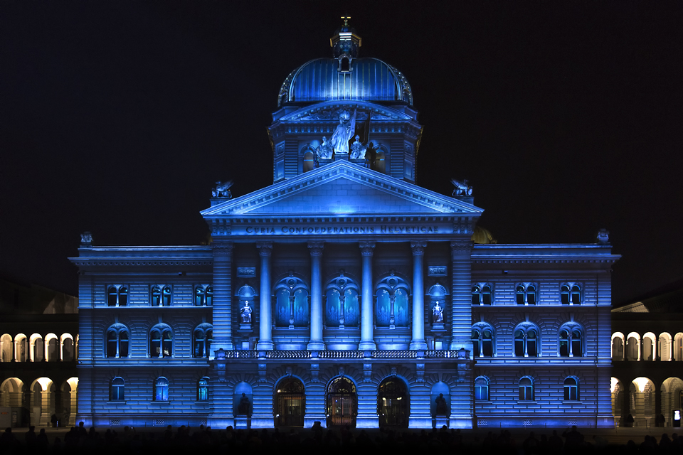 Lichtspektakel "Rendez-vous Bundesplatz" 2013 - 5