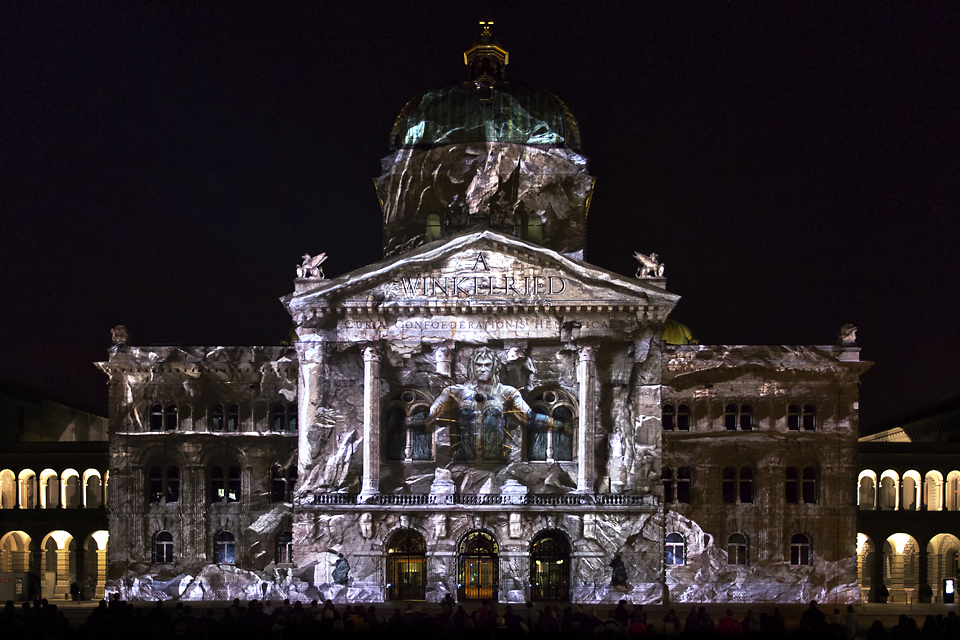 Lichtspektakel "Rendez-vous Bundesplatz" 2013 - 6