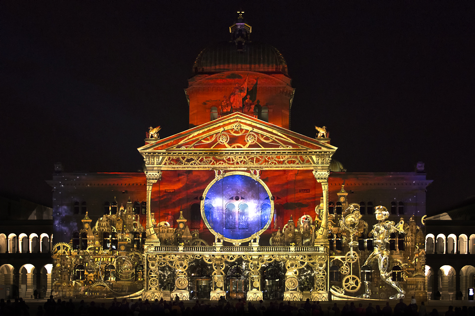 Lichtspektakel "Rendez-vous Bundesplatz" 2013 - 7