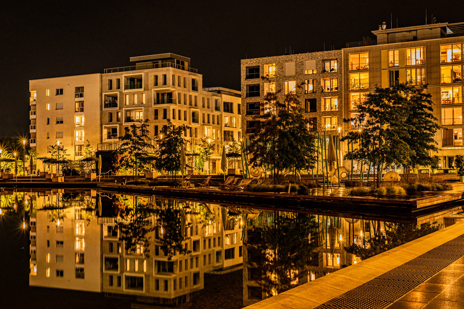 Lichtspiegelung auf der BUGA