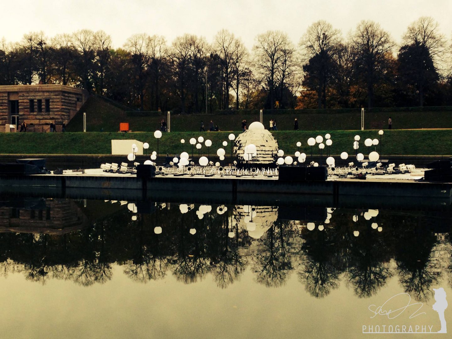 Lichtspiel am Völkerschlachtdenkmal