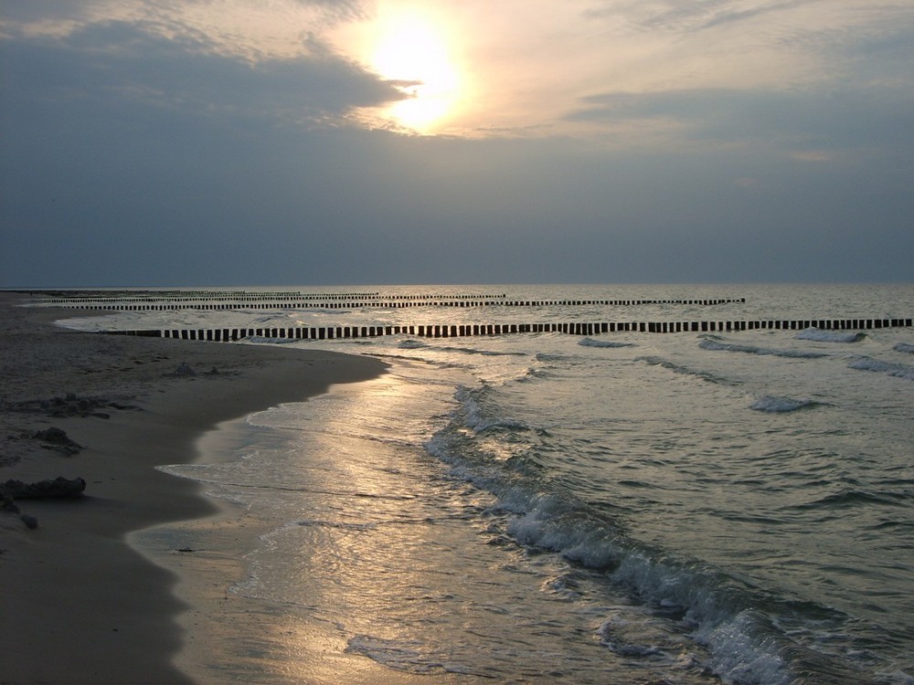 Lichtspiel an der Ostsee in Zingst