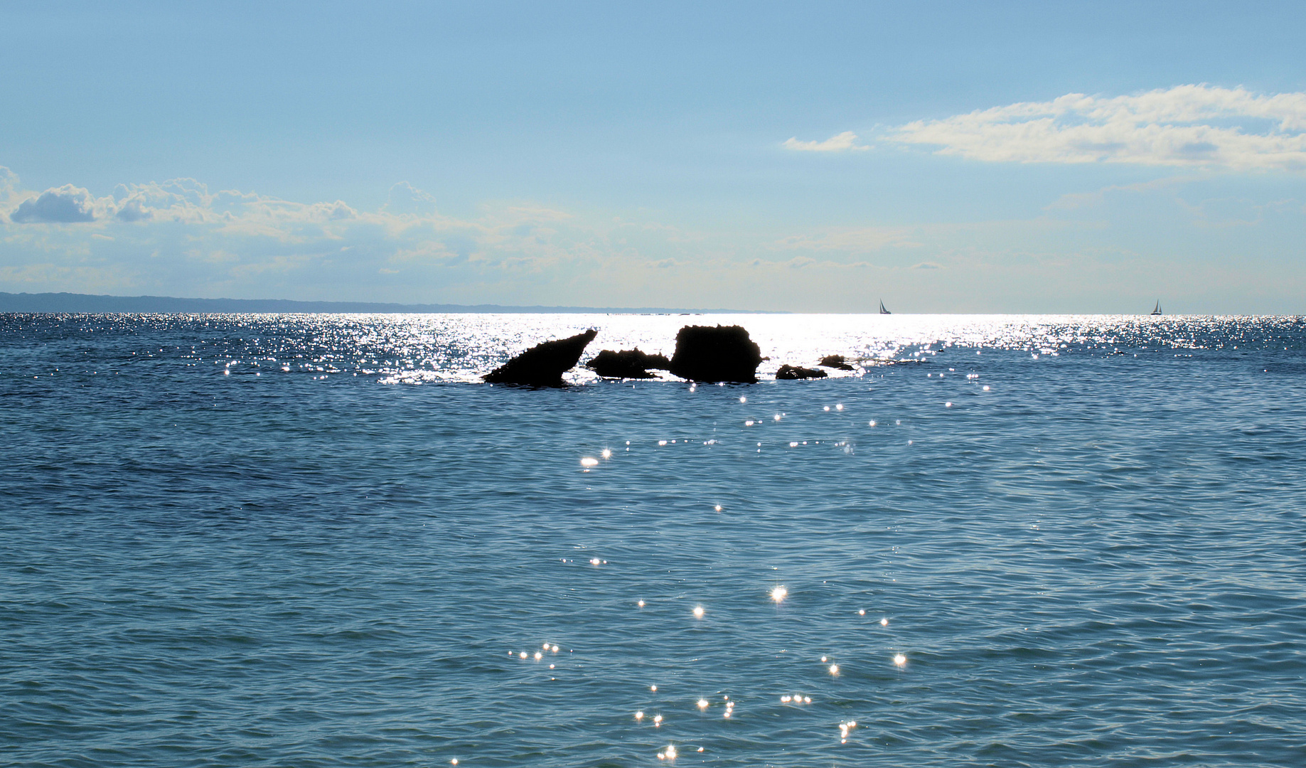 Lichtspiel auf dem Wasser....