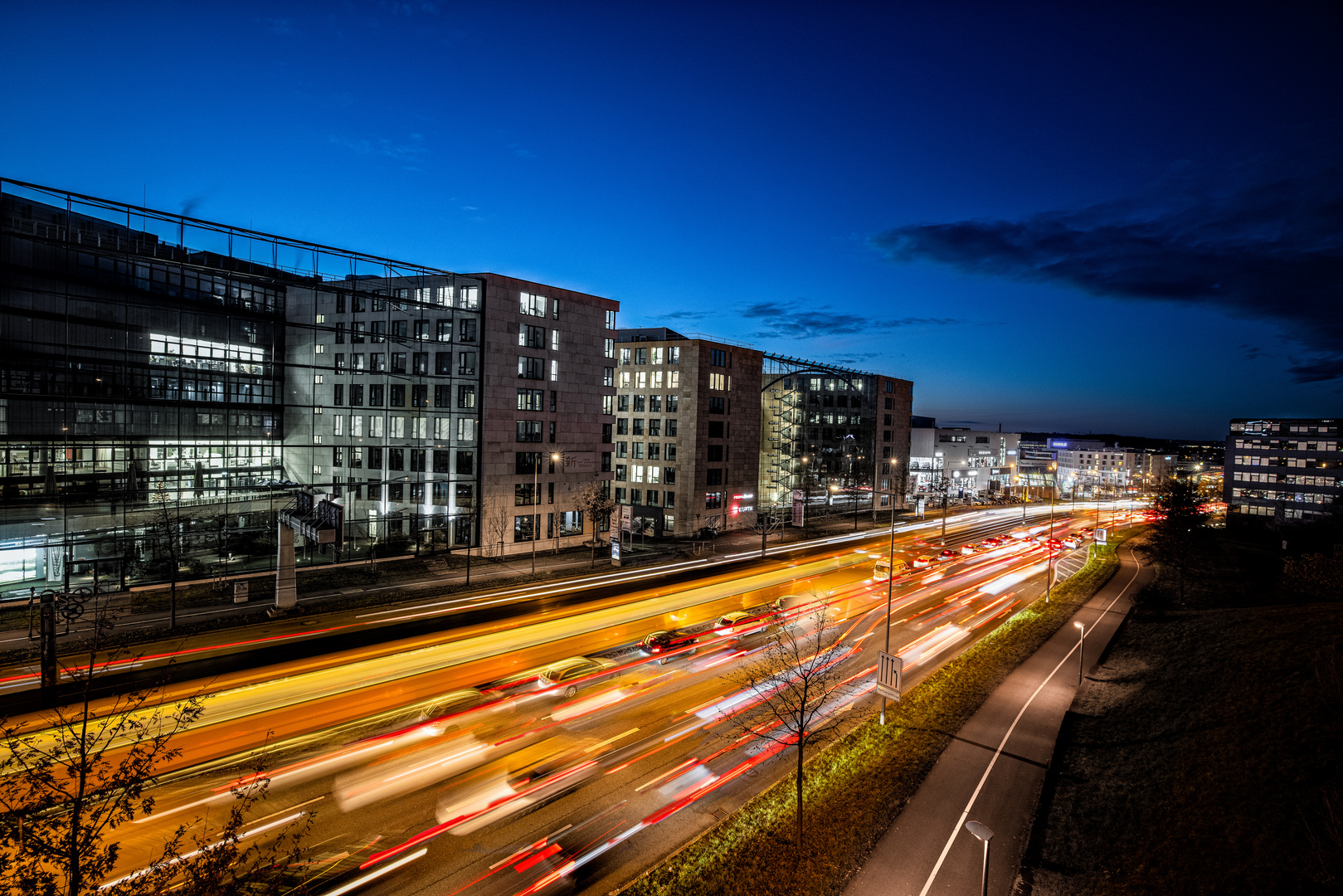 Lichtspiel auf der B27