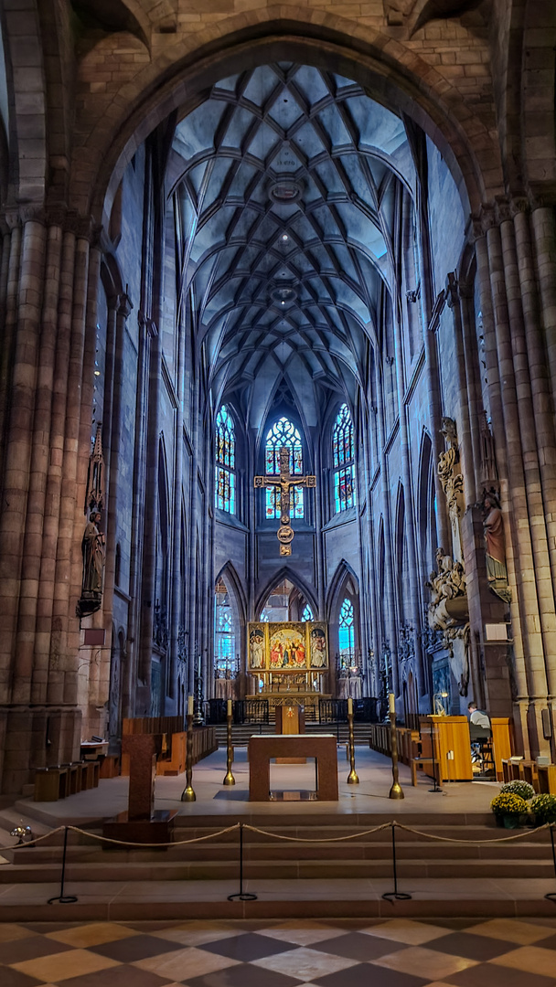 Lichtspiel im Freiburger Münster